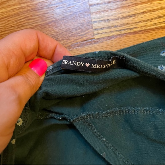 Brandy Melville flowers print spaghetti strap dress - Picture 4 of 5